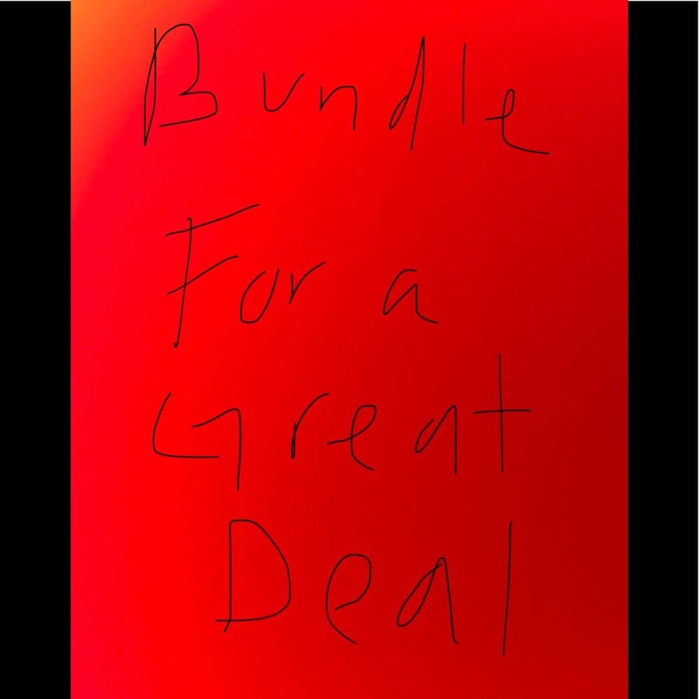 Trying to clear out my closet , bundle products and I’ll give you a great deal.